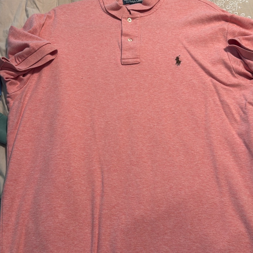 Polo by Ralph Lauren Pink Men's Polo Shirt